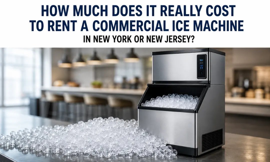Professional installation of a water filtration system for an ice machine setup.