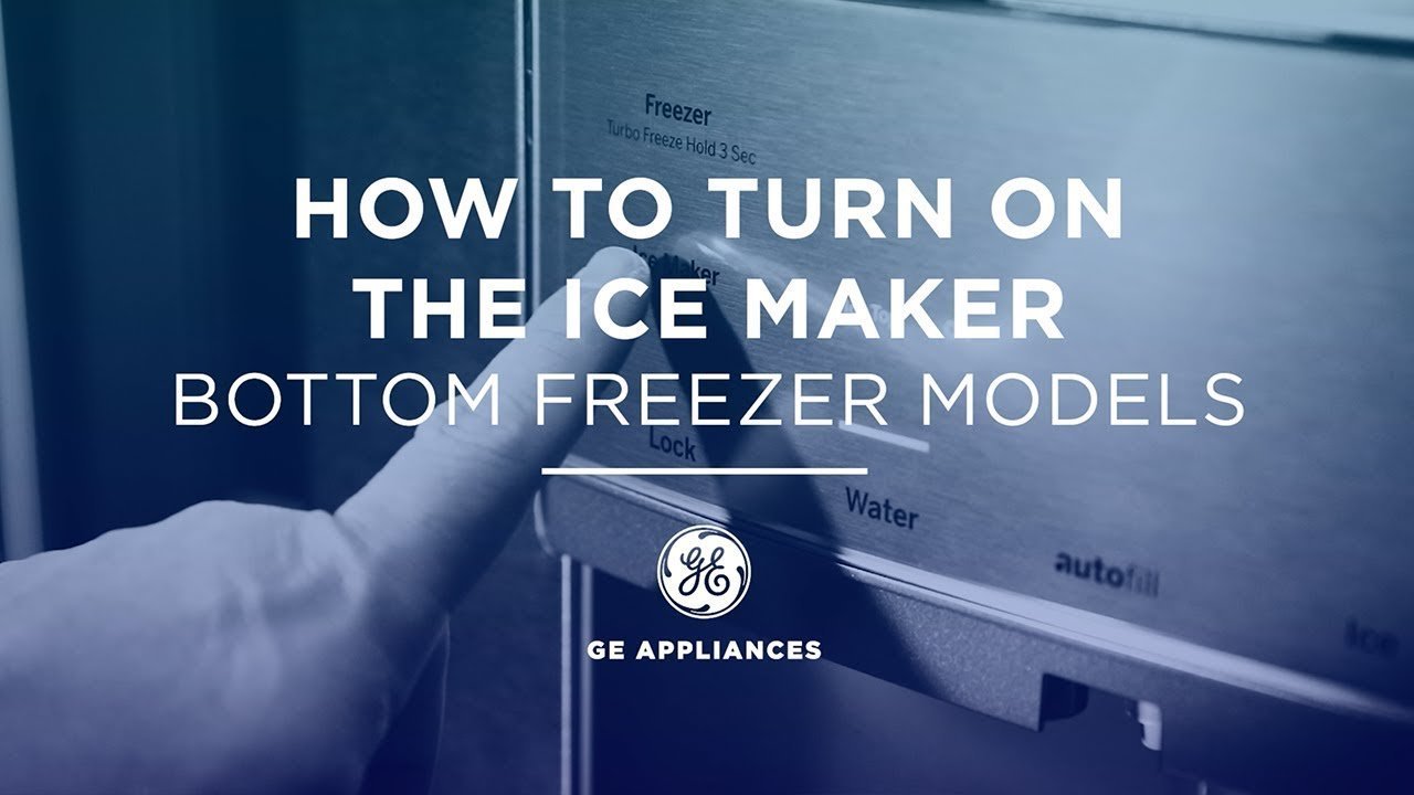 Checking the internal control components behind the kickplate of an ice machine.