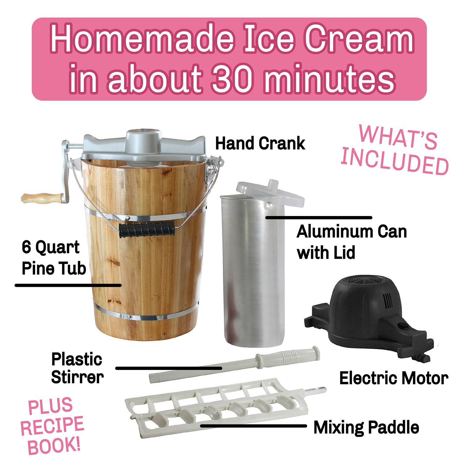 A scoop of smooth, perfectly textured homemade ice cream held on a spoon.