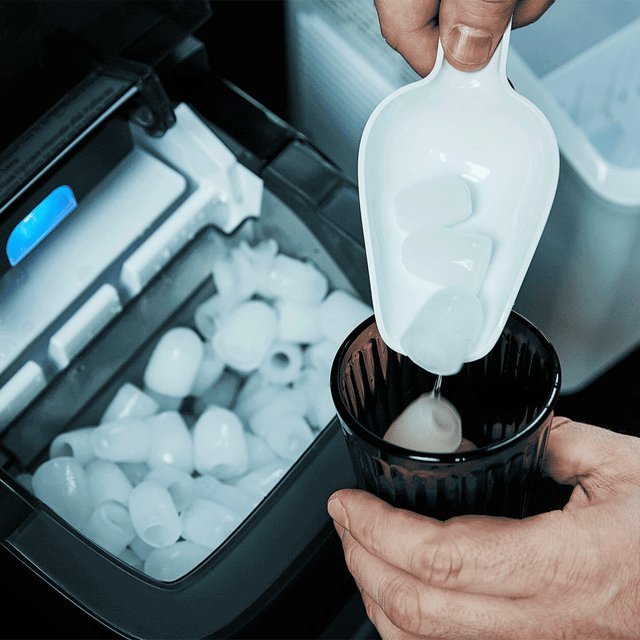 Maintenance tools placed beside a flake ice machine for technical troubleshooting and questions.