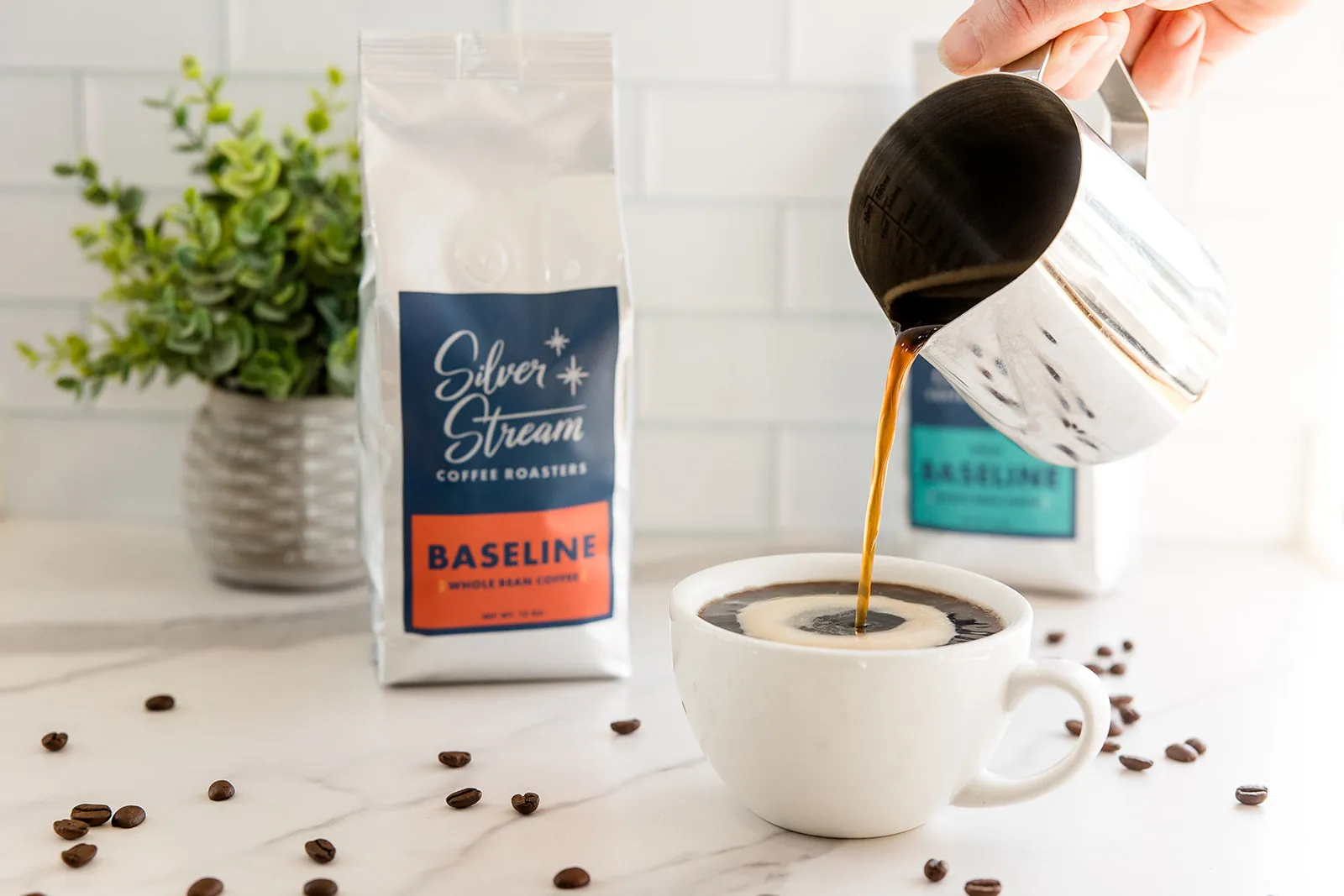 Uniformly ground coffee particles showing the correct texture for brewing light roast coffee.